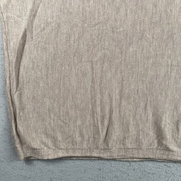 Kenar Heathered Beige 100% Merino Wool Oversized Dolman Sleeve Sweater Small - Picture 14 of 16